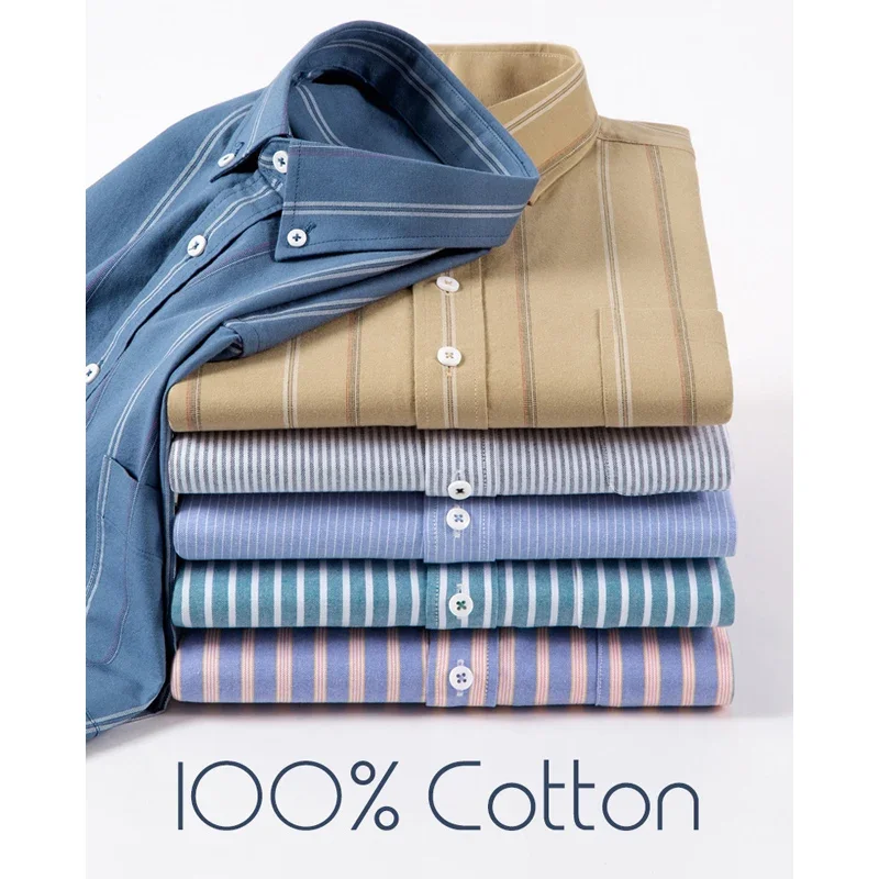 TFETTERS 브랜드 2026 봄 드레스 셔츠 남성용 - Oxford Cotton Casual Shirt Business 리뷰 및 가격