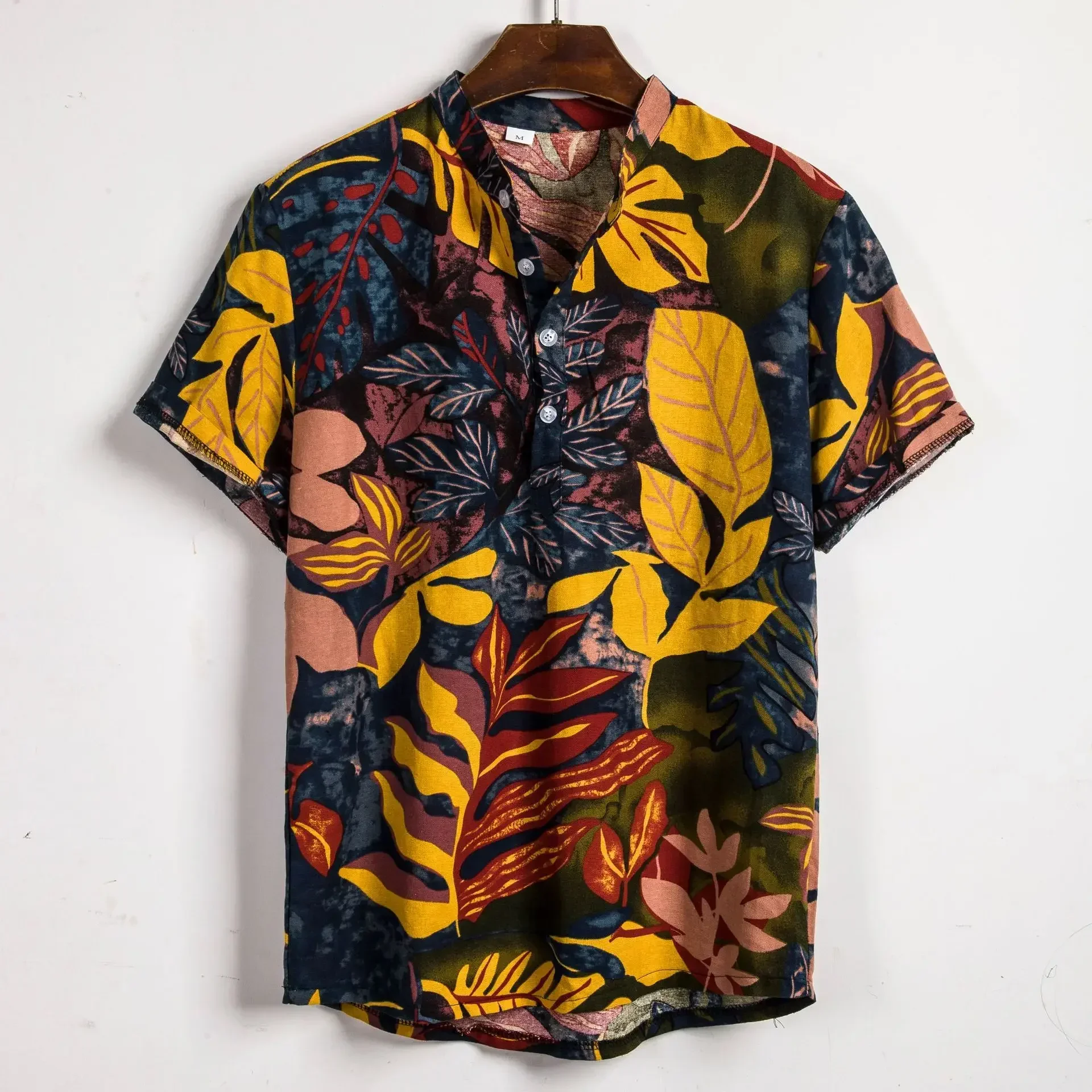 여름 핫세일 남성 하와이안 플로럴 프린트 셔츠 패션 빈 - Vintage Hawaiian Floral Shirt 리뷰 및 가격