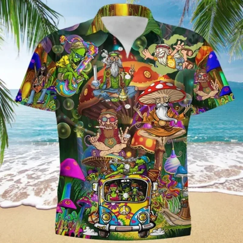 남성용 여름 하와이안 플로럴 빈티지 스타일 오버사이즈  - Vintage Hawaiian Floral Shirt 리뷰 및 가격