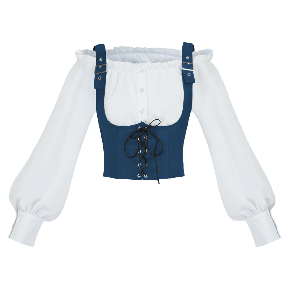 레트로 스타일의 서부풍 여성 블라우스, 스웨이드 소재  - Shirts 리뷰 및 가격