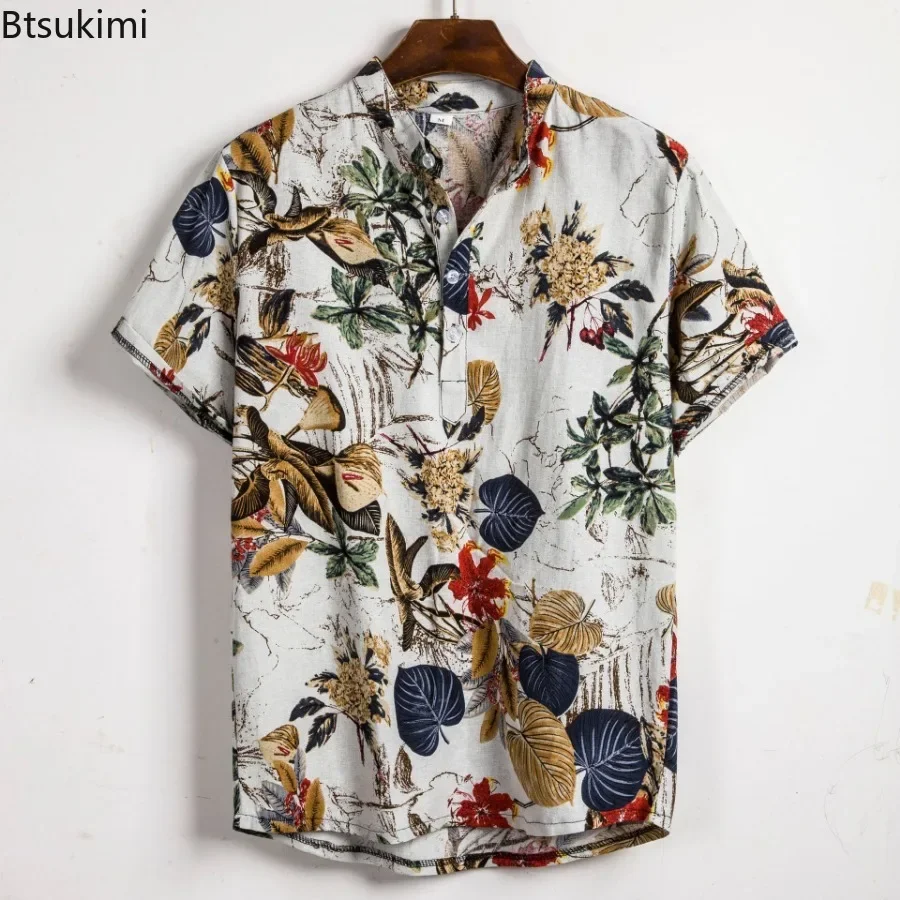 핫세일 남성 하와이안 플로럴 프린트 셔츠 패션 빈티지  - Vintage Hawaiian Floral Shirt 리뷰 및 가격